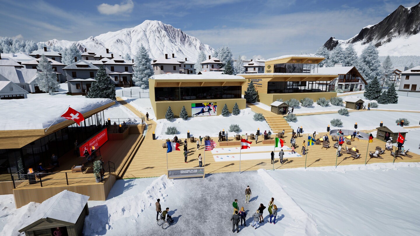Winter Olympic: A first look at WBD’s studios in Cortina, Italy that will broadcast live each day during Milano Cortina 2026